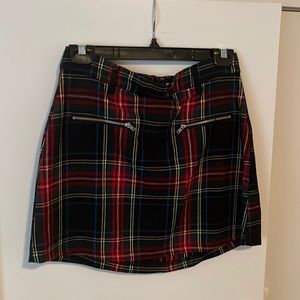Plaid Tartan Mini Skirt